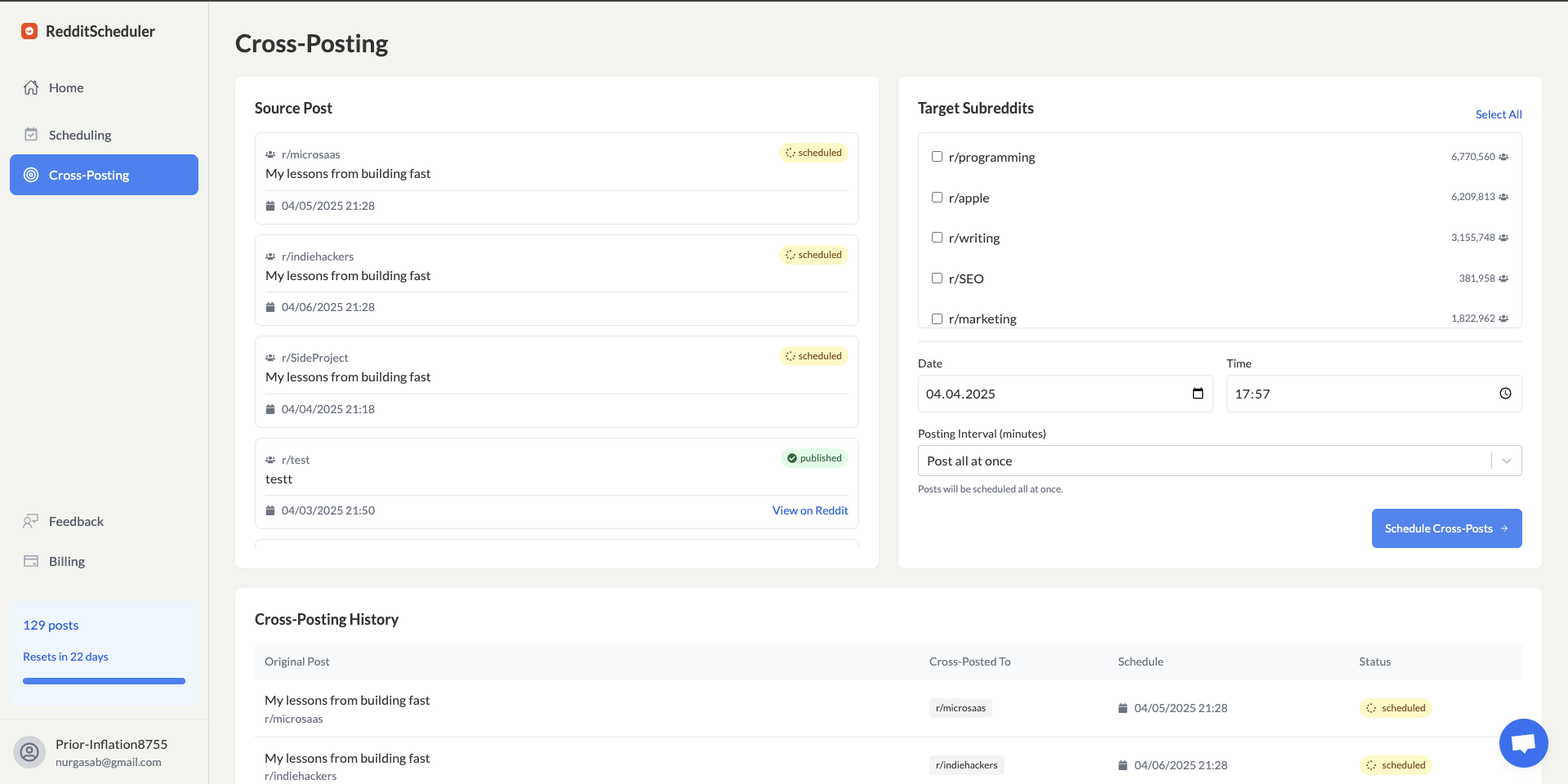 Reddit Scheduler Image