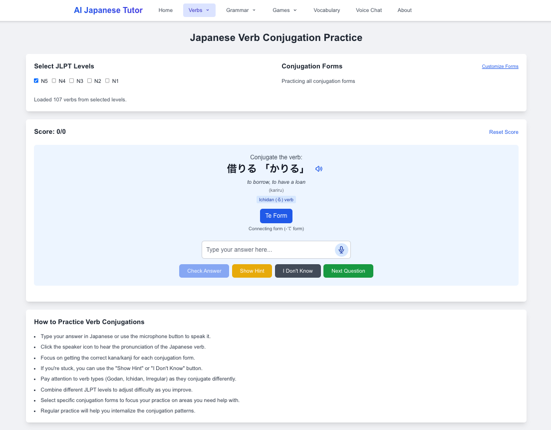AI Japanese Tutor Image